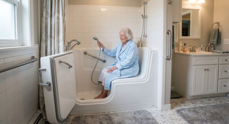 Elderly Bathtub Installation in Newark, DE