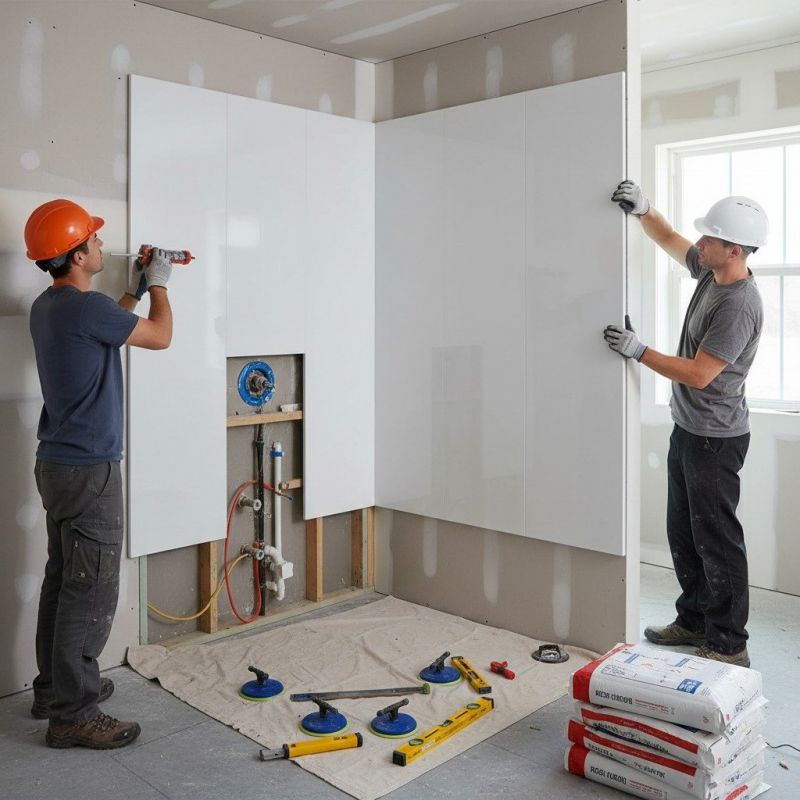 Outdoor Shower Installation
